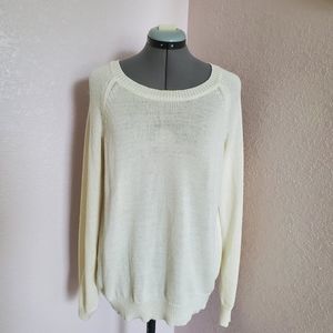 Cream lightweight sweater